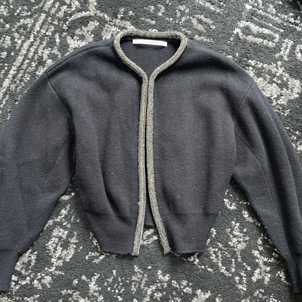 Alexander Wang Cardigan with beaded trim